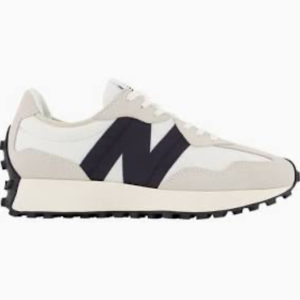 327 New Balance White and Black New Shoes 7.5